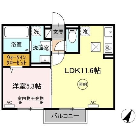 D-ROOM　ALBAの物件間取画像